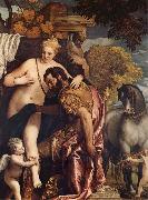 Paolo  Veronese Mars and Venus United by Love Spain oil painting artist